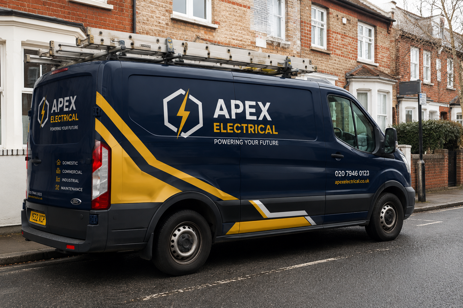 apex electricians van design
