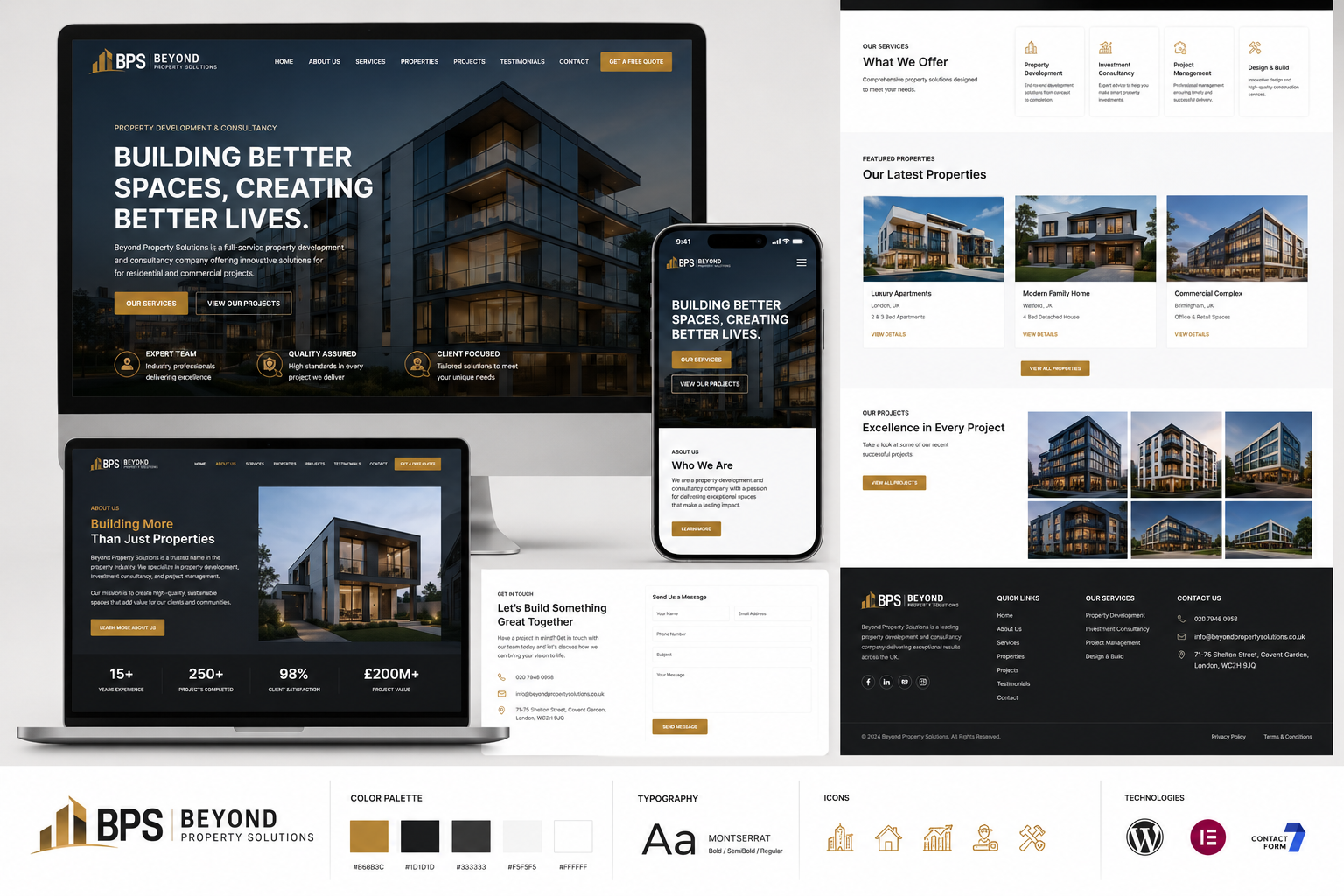 beyond property website design